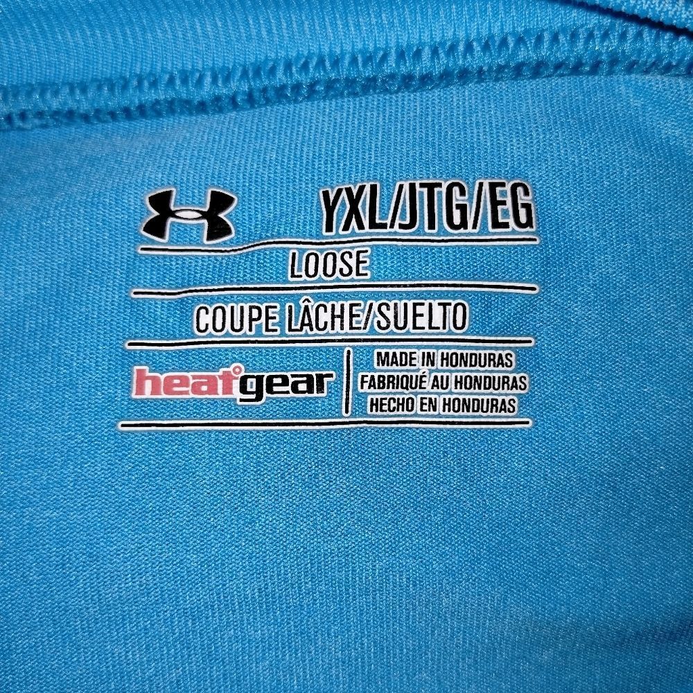 Under Armour Sports Blue t shirt Youth size XL - Picture 6 of 7